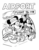 Mickey Mouse kleurplaat 13